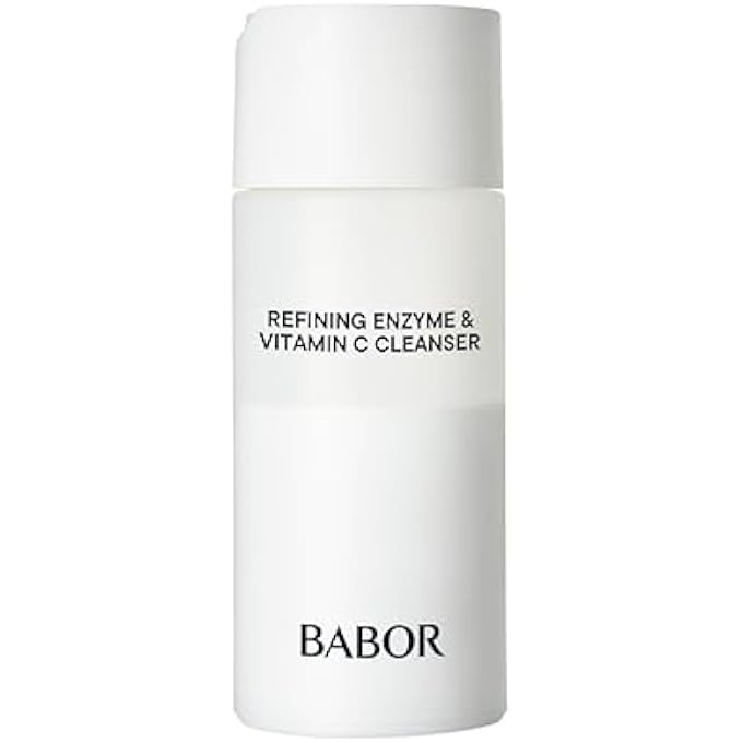 Babor منظف إنزيم مكرر وفيتامين C، منظف مسحوق إنزيم، غسول وجه مقشر، مقشر وجه لطيف لتفتيح وتوحيد لون البشرة - Image 1